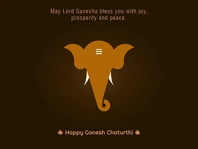Ganesh Chaturthi Post design illustration vector