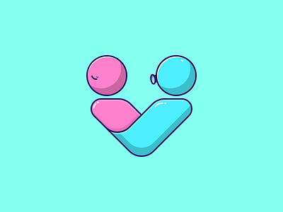 kiss 向量 图标 插图 设计