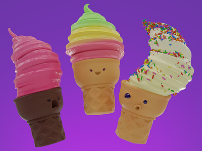 Cono 3d 3d ilustration 3d modeling blender blender3d character design design illustration render