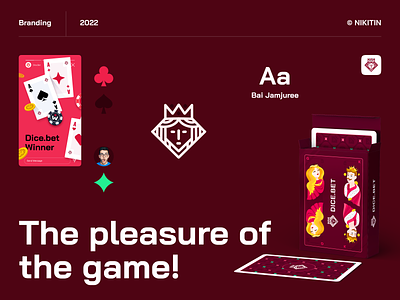 DiceBet - Online Casino Logo bet branding casino concept creative design dice graphic design illustration logo online poker