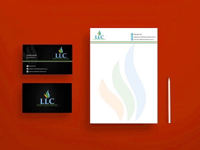 LLC Business Card Design advertisement business card business card design business card template business cards card design design
