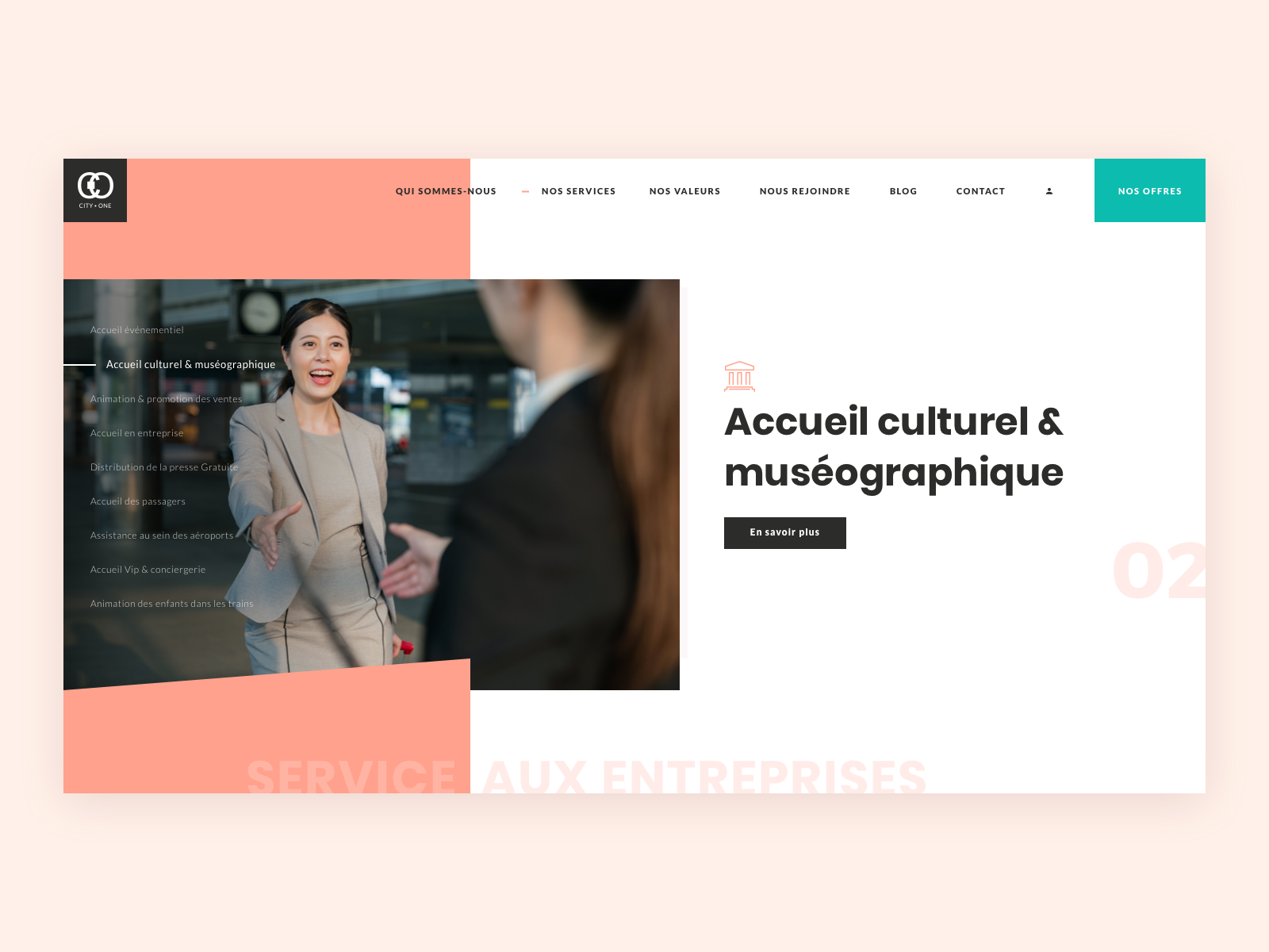 webdesign services branding clean coral design flat interface landing page minimal services style typography ui ux vertical scroll web