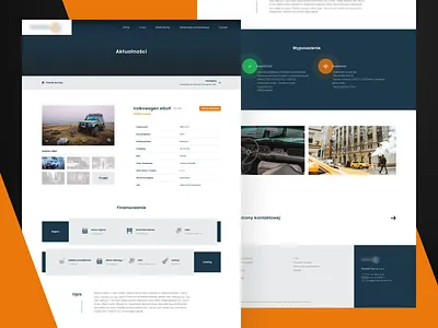 Rental car | Single view for selected article article design article page buy car car rental cars design mockup page rent ui