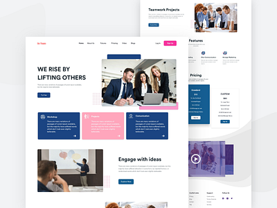 Digital Agency Landing Page Design app app design app ui dashboard design illustration minimal minimal design ui ui ux ux web web design webdesign website website design