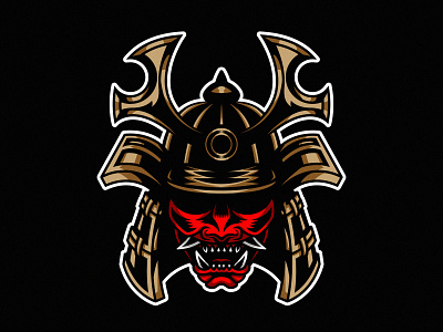 Samurai design illustration vector