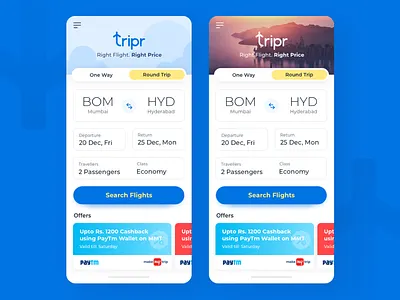 Flight Search UI design aircraft airplane book booking design flight flight app flight booking flights hills illustration minimal simple travel ui ux