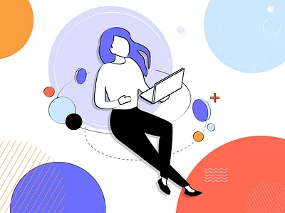 Modern UI - Illustration adobe app art branding creative design flat illust illustration ios logo photoshop picture sketch typography ui uiux uiuxdesign vector web