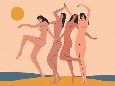 The Dance beach dance free girls sand summer sun women