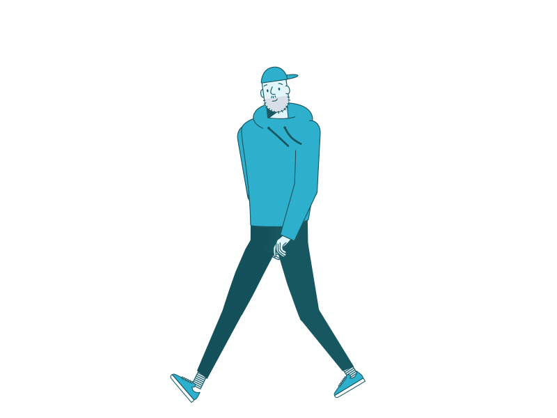 Walk-cycle 2d adamosvald adobe aftereffects animated animation animator design designer illustration mograph motion motion designer motiondesign motiongraphics render walk walk cycle walkcycle walking