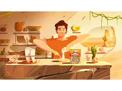 Eti m1 artwork characterdesign concept conceptart hipster illustration logo man stillframe typography vector