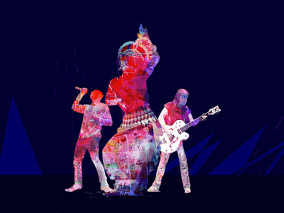 Wallpaper Design (Art & Festival) collage art photoshop wallpaper design