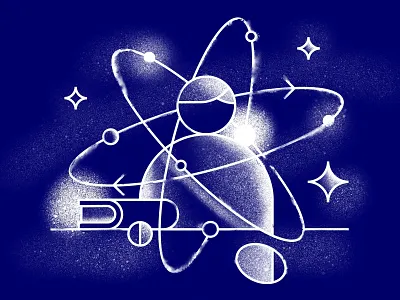 Universe artwork blue brush character design drawing dribbble earth grain graphic design illustration illustrator ipad pro pencil procreate sketch space universe vector