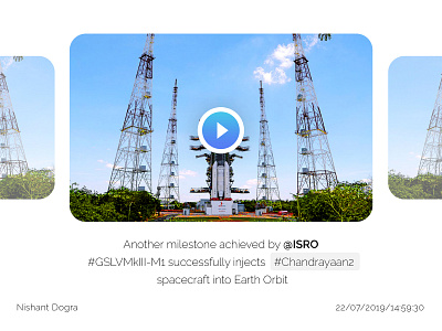 Chandrayaan2 by ISRO chandrayaan cover design dograsweblog india isro sattelite space space exploration ui element