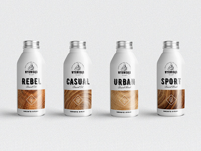 Wyrwidąb Beard Cosmetics barbershop beard brand branding design logo packaging packagingdesign