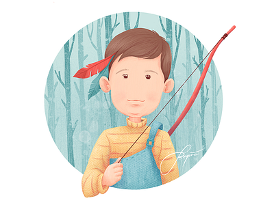 Portrait Illustration children illustration custom illustration digital art drawings illustration portrait