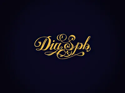 Dia Spb design lettering letters logo