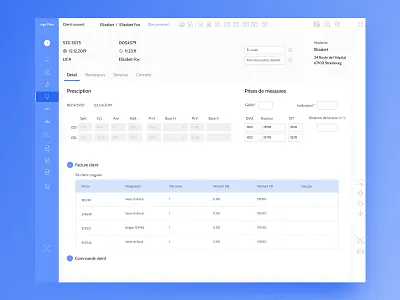 Glasses store - retail application design desktop desktop design figmadesign platform design structure table table design ui uidesign ux uxdesign uxui web webdesign webdesigner website website design
