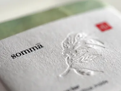 Somma branding | packed with SCOBY branding cosmetics environment friendly label package design packaging vegan