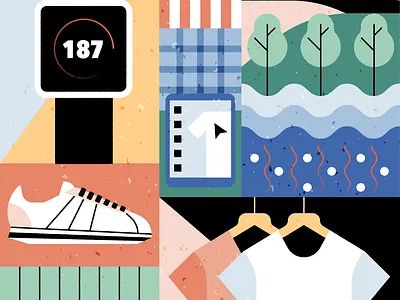 Fashion Trends clothing clothing company editorial environment fashion illustration magazine marks recycle sneakers textiles trends wearable tech