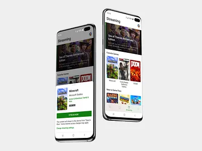 xCloud in Xbox app android app gaming microsoft streaming ui xbox
