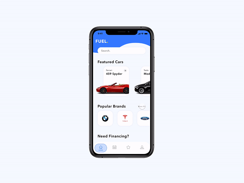 Car Marketplace Challenge auto automobile automotive car design challenge invision studio mobile ui ux