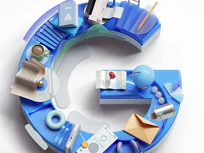 Google Brand Campaign 3d adobe animation cinema 4d graphic design illustration modern octane print