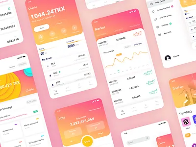 My Wallet All app block chain daily list market practice ui wallet