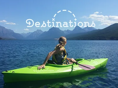 Destinations backpacks brand brandidentity branding couchsurfing identity logo logomachine logotype travel travel agency travel app traveling