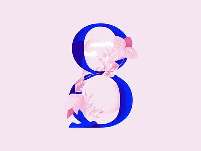 36daysoftype • 8 2d 2d art 36daysoftype 36daysoftype 8 36daysoftype08 affinitydesigner color colorful cute design flat illustration minimal pastels plants typography vector web