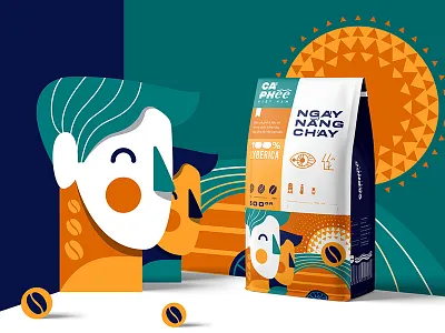 Cà phê Việt Nam - Vietnam Coffee branding coffee illustration packaging packaging design tonbui