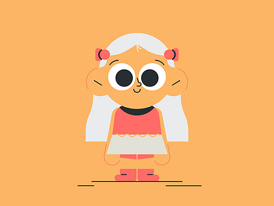 Hello aftereffects animation characterdesign design diseño diseño gráfico flat girl illustration illustrator ilustracion kid niña vector