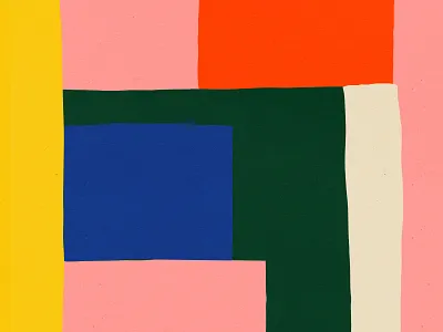 7222019 blue bold color design green illustration orange red shape shapes texture vector white yellow