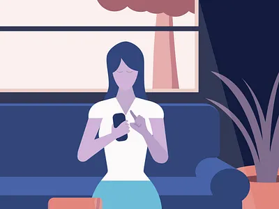 At Home illustration