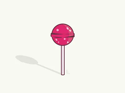 LolliPop Candy Illustration Vector animation app branding candy design food icon illustration logo lollipop sweet ui ux vector web