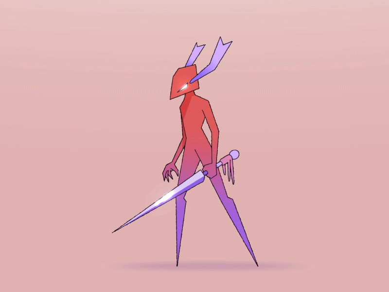 Swordsman - Idle Animation animation character characteranimation design game animation game design illustration sprite
