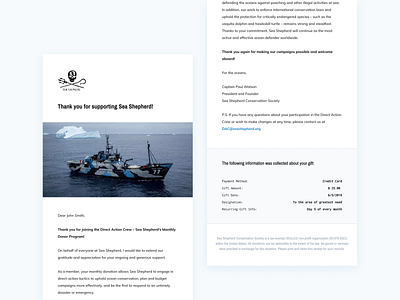 Email Receipt (Daily UI #017) dailyui017 email newsletter receipt