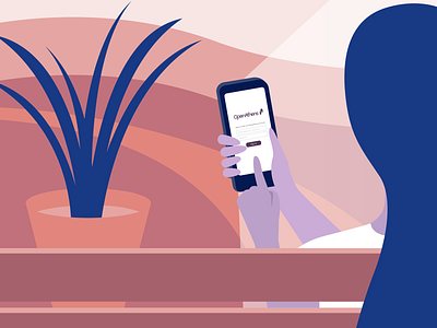 UI/UX Example Open Athens illustration