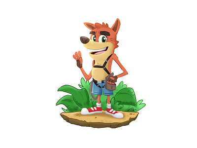 Crash Redesigned character design crash crash bandicoot playstation sony