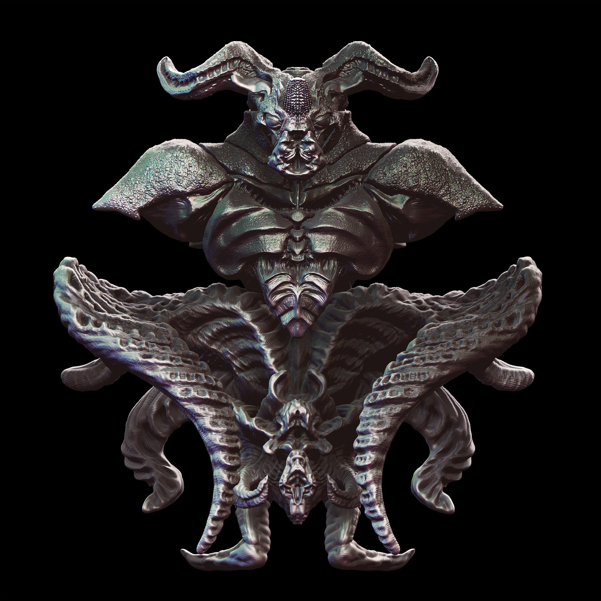 Zodiac Monster 2d art 3d art artist commission open design digital painting digital sculpting illustration logo looking for work maya photoshop ui zbrush