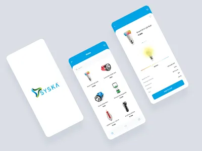 Syska App UI animation app appliances branding bulb design home interaction ios light personal care syska ui ux
