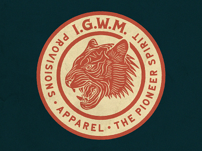 IGWM branding design drawing graphic design hand drawn hand lettering handmade illustration in god we must lettering traditional type