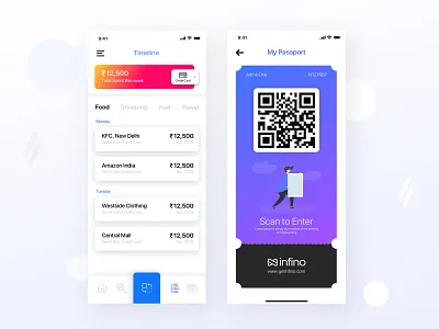 Financing App app banking design dribbble finance finance app gradient ios ui ux