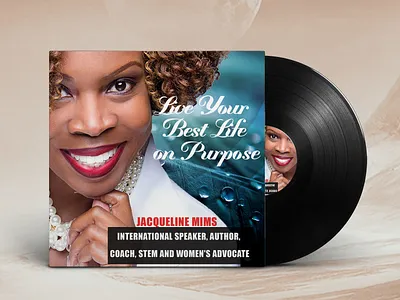 Album Cover for a Motivational Speaker Educationalist app branding design edcation educate education educational flat icon identity illustration lettering minimal motivate motivation motivational motivational monday motivations ux vector