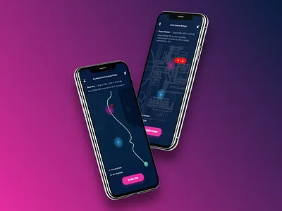 Throwback Design | Pig Locator from 2018 2018 app design clean design minimalistic oil and gas pig pig locator tbt ui design visual design