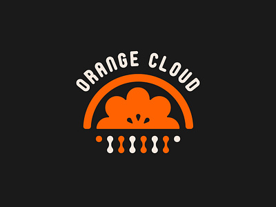 Orange Cloud | Cloud Computing Logo brand brand identity branding cloud cloud computing cloudy digital dynamic fruit geometric illustration internet logo logo design logotype negative space orange orange juice tech technology