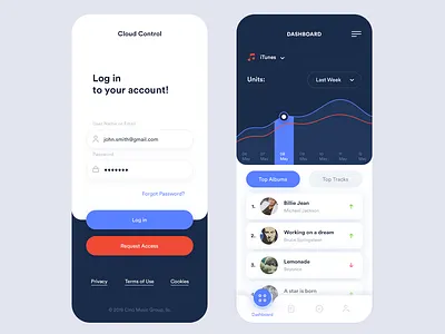 Music App app app design chart diagram interface music music app ui ui design ux
