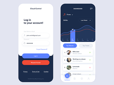 Music App app app design chart diagram interface music music app ui ui design ux