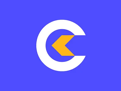 C arrow c letter logo logotype mark monogram symbol typography
