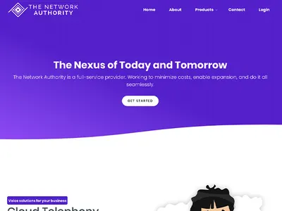 The Network Authority - Homepage Web Design graphic design graphicdesign web design web design agency web designer web development webdesign website wordpress