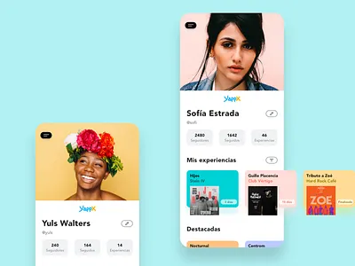 Profile [events app] app daily ui dailyui profile ui ux ux design